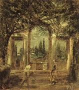 Diego Velazquez View of the Garden of the Villa Medici in Rome II china oil painting artist